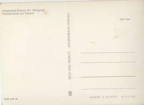 Heringsdorf-Bansin - Fischernetze am Strand