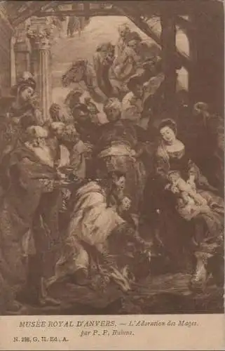 Rubens - Adoration des Mages - ca. 1925