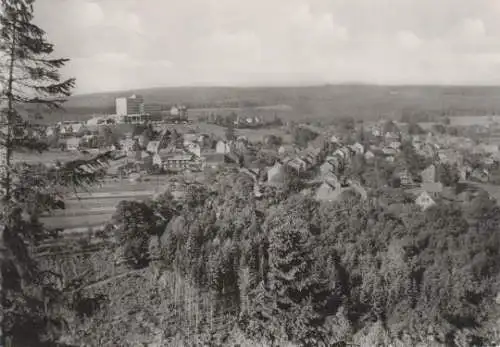 Finsterbergen - Blick vom Hainfelsen zum Wilhelm-Pieck-Heim - 1979