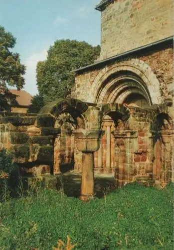 Bürgel-Thalbürgel - Klosterkirche, Ruine der Vorkirche - 1989