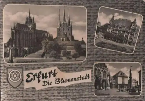 Erfurt - 3 Teilbilder - 1964