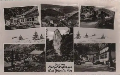 Bad Grund - Gruß vom Iberger Kaffeehaus - ca. 1955