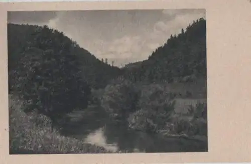 Kurviger Bachlauf - ca. 1955