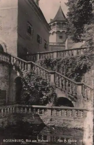 Österreich - Österreich - Rosenburg - Blick zum Wartturm - ca. 1960