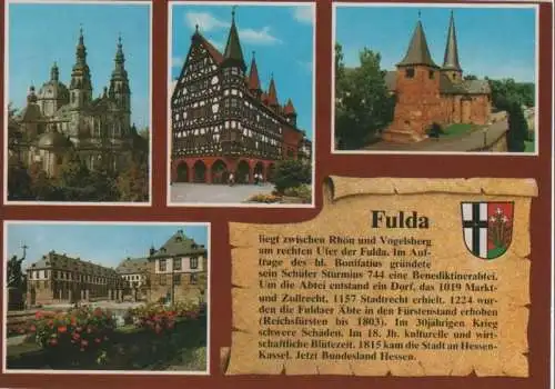 Fulda - mit Kurzchronik - ca. 1985