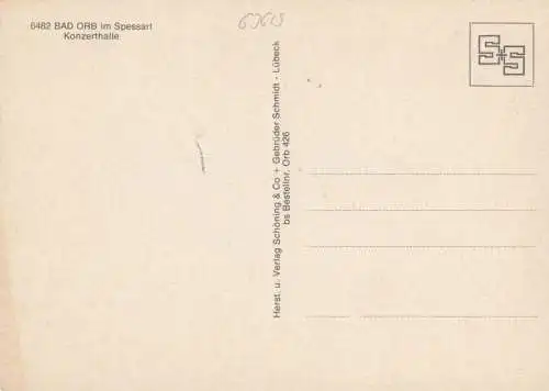Bad Orb - Konzerthalle