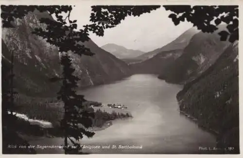 Königssee - Blick von Sagereckerwand