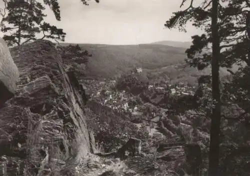 Schwarzburg - Blick vom Trippstein - 1975