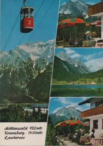 Mittenwald - Kraneberg - Lautersee - ca. 1980