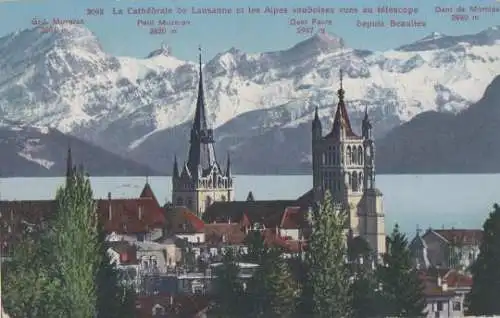 Schweiz - Schweiz - Lausanne - Cathedrale - 1913