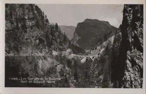 Frankreich - Frankreich - Gorges de la Bourne - Pont de la Goule Noire - ca. 1960