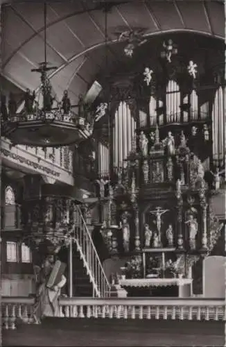 Clausthal-Zellerfeld - Marktkirche, Innenansicht - ca. 1950