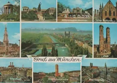 München u.a. Wittelsbacher Brunnen - 1970