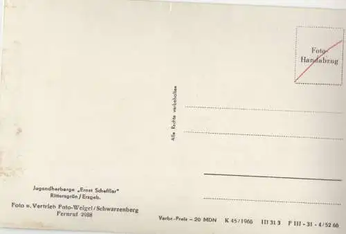Rittersgrün - Jugendherberge