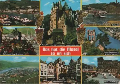 Mosel - u.a. Ruine Grevenburg - 1994