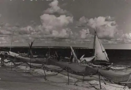 Boote und Netze am Meer - 1957