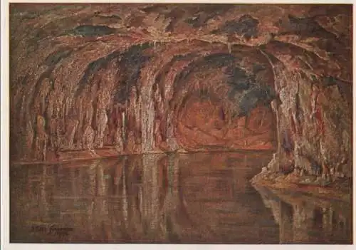 Saalfeld - Feengrotten, Linke Quellgrotte - 1957