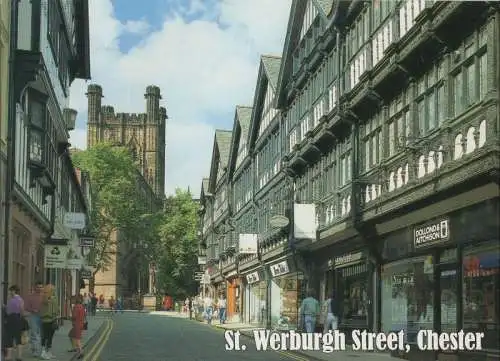 Großbritannien - Chester - Großbritannien - St. Werburgh Street