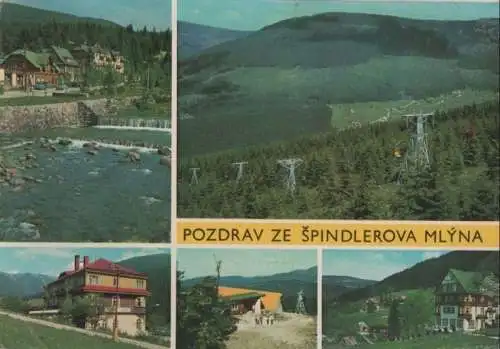 Tschechien - Tschechien - Spindlerov Mlyn - 5 Teilbilder - 1973