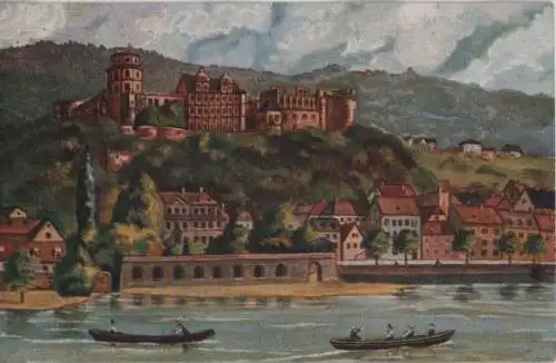 Heidelberg - Blick von der Hirschgasse