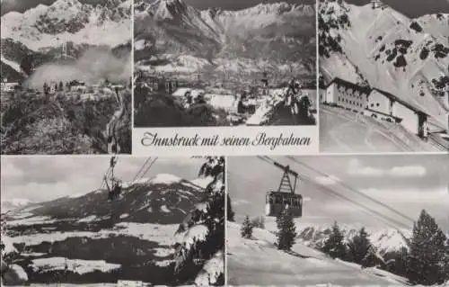 Österreich - Österreich - Innsbruck - mit seinen Bergbahnen - ca. 1965