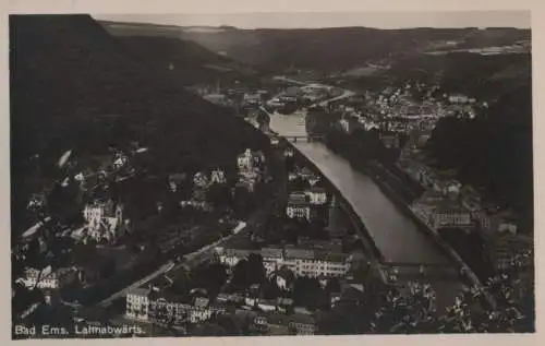 Bad Ems - lahnabwärts - ca. 1955