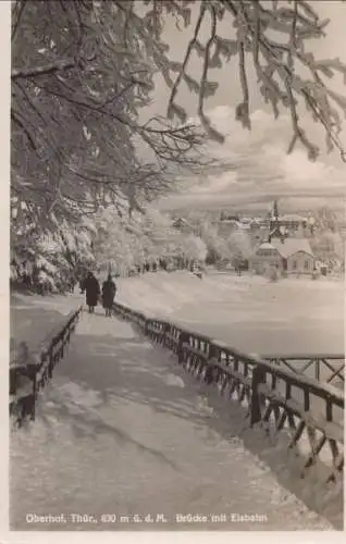 Oberhof - Brücke mit Eisbahn