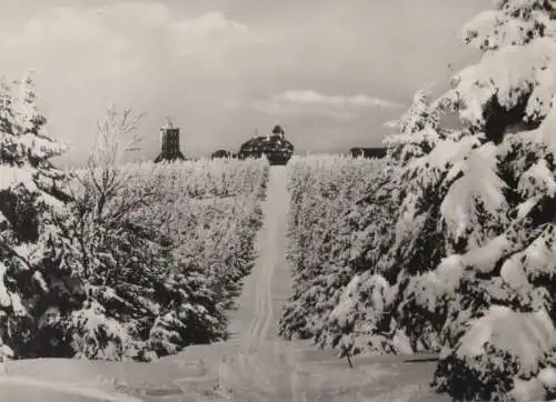 Oberwiesenthal - Blick vom Kleinen Fichtelberg - 1961