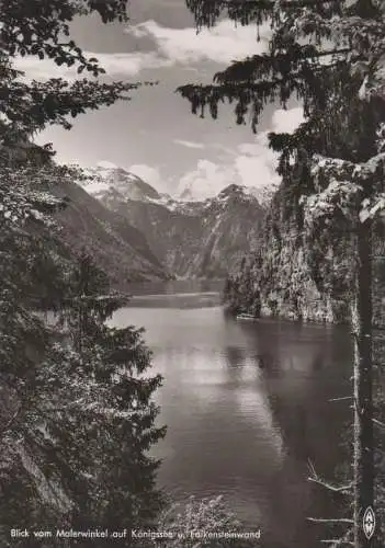 Königssee - mit Falkensteinwand - 1966