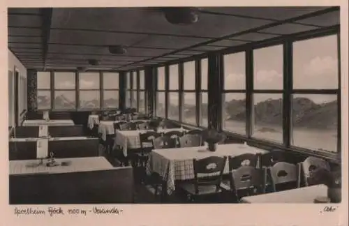 Nesselwang - Sportheim Böck, Veranda - ca. 1960