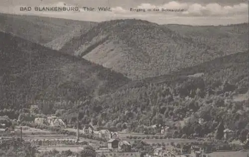 Bad Blankenburg - Bad Blankenburg - Eingang Schwarzatal - ca. 1955