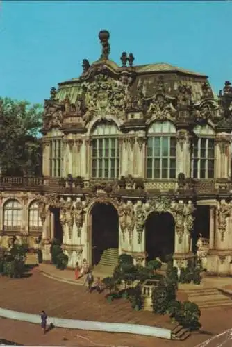 Dresden - Zwinger, Wallpavillon - 1989