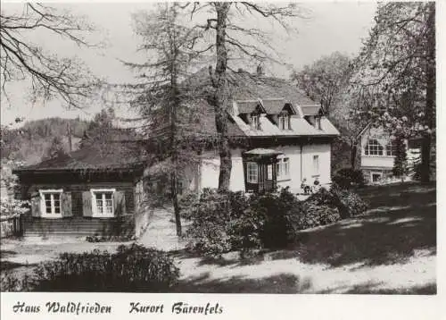 Altenberg-Bärenfels - Haus Waldfrieden