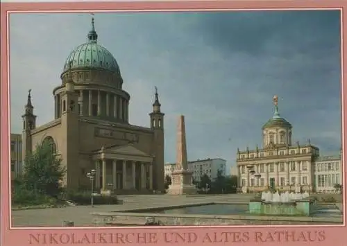 Potsdam - Nikolaikirche und altes Rathaus - 1993