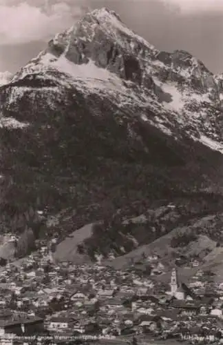 Mittenwald - gegen Wetterspeinspitze - ca. 1955