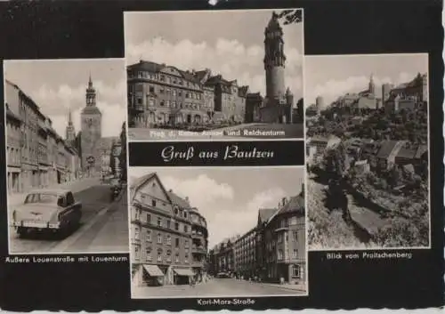 Bautzen - u.a. Karl-Marx-Straße - 1964