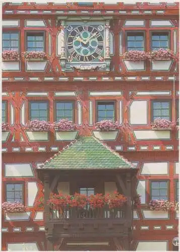 rote Hausfassade - 1980