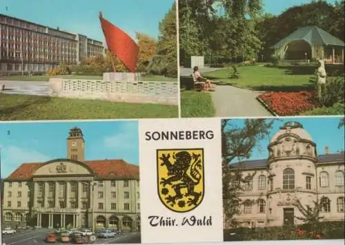 Sonneberg - u.a. Rathaus - 1980