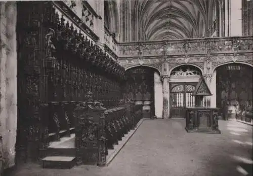 Frankreich - Frankreich - Bourg-en-Bresse - Eglise de Brou - Les Stallea - ca. 1965