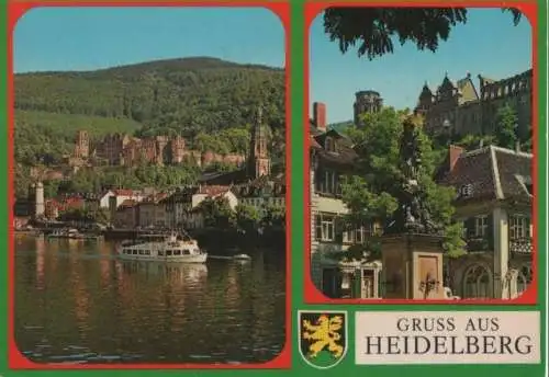 Heidelberg - 2 Teilbilder - 1984