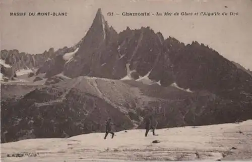 Frankreich - Frankreich - Chamonix-Mont-Blanc - Massif - La Mer de Glace - ca. 1935