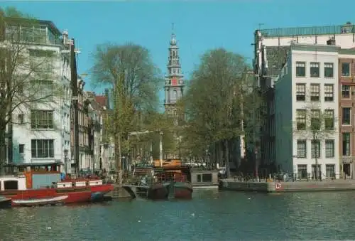 Niederlande - Niederlande - Amsterdam - Amstel met Ziderkerk - ca. 1990