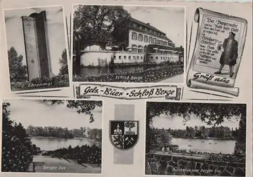 Gelsenkirchen-Buer - Schloß Berge, u.a. Ehrenmal - 1964