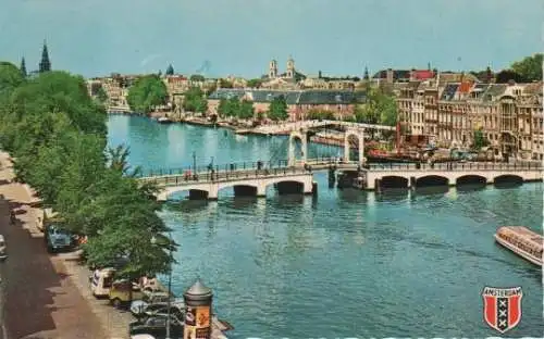 Niederlande - Niederlande - Amsterdam - Magere Brücke über Amstel - ca. 1965