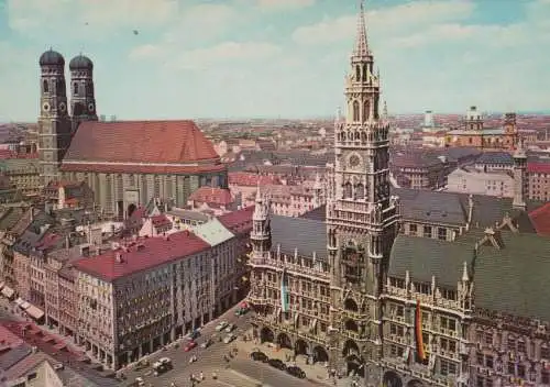 München - Frauenkirche und Rathaus - ca. 1975