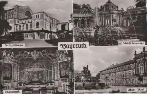 Bayreuth - u.a. Festspielhaus - ca. 1955