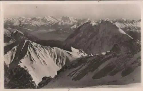 Zugspitzbahn - Blick vom Schneefernerhaus - ca. 1955