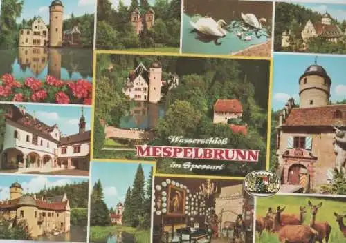 Wasserschloß Mespelbrunn im Spessart - ca. 1975