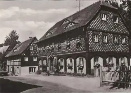 Großschönau-Waltersdorf - Oberlausitzer Umgebindehaus - ca. 1985