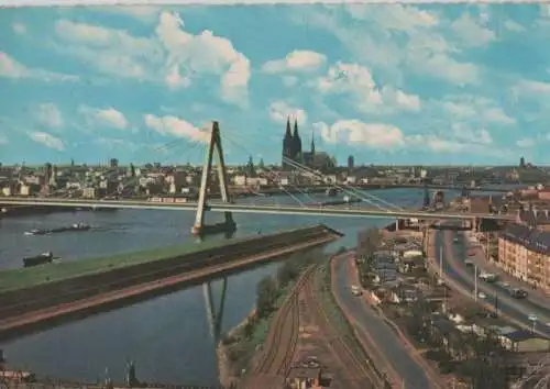 Köln - Blick auf Severinsbrücke - 1960